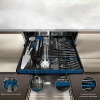 Встраиваемая посудомоечная машина 59,6 см Electrolux EEM48320L белая - 10 фото