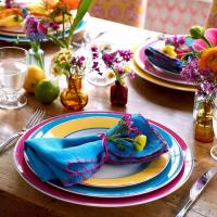 Тарелка обеденная 24 см Spode Kit Kemp желтая - 7 фото