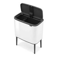 Мусорный бак 34 л Brabantia Bo Touch Bin белый - 6 фото