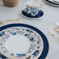 Тарелка салатная 23 см Wedgwood Hibiscus - 5 фото