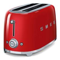 Тостер на 4 ломтика Smeg 50's Style TSF02RDEU красный - 2 фото