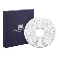 Набор посеребренных подставок под кружки 9 см Embroidery Arthur Price 4 пр - 1 фото