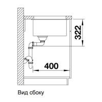 Кухонная мойка 73 см Blanco Subline 700-U Level антрацит - 1 фото