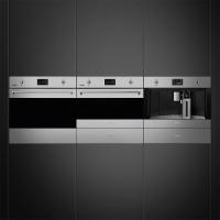 Шкаф для подогрева посуды 60х14 см Smeg Classica CPR315X - 2 фото