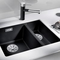 Кухонная мойка 55,5 см Blanco Subline 340/160-U кофе - 5 фото