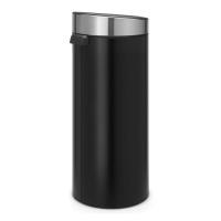 Мусорный бак 30 л Brabantia Touch Bin черный - 3 фото