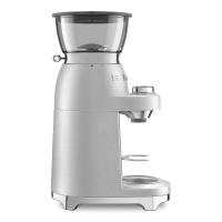 Кофемолка электрическая SMEG 50’s Style CGF02SSEU стальная - 3 фото