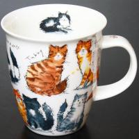Кружка Игривые кошки 480 мл Dunoon Nevis Messy - 10 фото