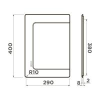 Доска для моек 40х29 см Omoikiri CB-Basic-380-WD бежевая - 3 фото