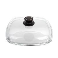 Крышка стеклянная квадратная 26x26 см AMT Glass Lids - 4 фото