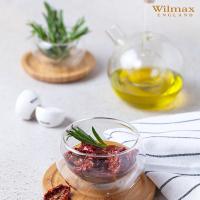 Бутылка для масла и уксуса стеклянная 14х28 см 300 мл 60 мл Wilmax Thermo Glass прозрачная - 6 фото