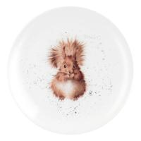 Набор закусочных тарелок Royal Worcester Забавная фауна белый 4 пр - 5 фото