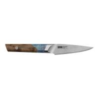 Нож овощной 8,95 см Mikadzo Damascus Kuon коричневый - 1 фото