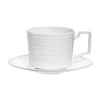 Чайный сервиз на 6 персон Wedgwood Intaglio белый 21 пр - 13 фото