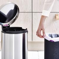 Мусорный бак с педалью 12 л Brabantia NewIcon стальной - 4 фото