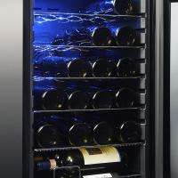 Винный шкаф на 24 бутылки Vinosafe VSF24AM черный - 8 фото