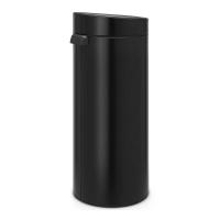 Мусорный бак 30 л Brabantia Touch Bin черный - 3 фото