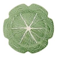 Блюдо для торта 31 см Bordallo Pinheiro Cabbage зеленое - 2 фото