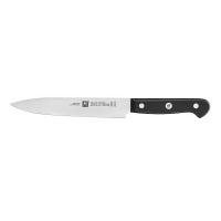 Кухонный нож для нарезки 16см Zwilling Gourmet чёрный - 3 фото