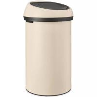 Ведро для мусора 60 л Brabantia Touch Bin бежевое - 2 фото