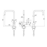 Смеситель 26,2 см Paulmark Wetter Basis 418 черный - 3 фото