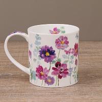 Кружка 350 мл Dunoon Orkney Floral Shimmer розовая - 6 фото