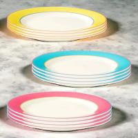Тарелка обеденная 24 см Spode Kit Kemp желтая - 6 фото