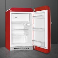 Холодильник 97х54,5 см SMEG 50’s Style FAB10RRD6 красный - 7 фото