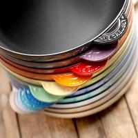 Сковорода чугунная 24 см Le Creuset Classic фиолетовая - 6 фото