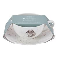 Кофейная пара Кролик 220 мл Royal Worcester Забавная фауна - 1 фото