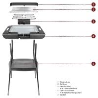 Гриль 36х25 см Clatronic BQS 3508 - 3 фото