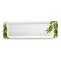Сервировочное блюдо 31х10 см Edelweiss Оливки белое - 1 фото