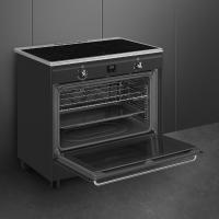 Варочный центр 90х60 см SMEG Concerto CG90IANT9 черный - 5 фото