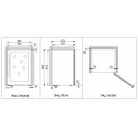 Винный шкаф на 24 бутылки Cold Vine C24-KBF2 - 3 фото