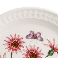 Тарелка закусочная 20х3 см Portmeirion Botanic Garden Embossed белая - 2 фото