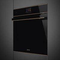 Электрический духовой шкаф 59,7 см Smeg Dolce Stil Novo SOP6604S2PNR черный - 2 фото