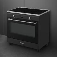 Варочный центр 90х60 см SMEG Concerto CG90IANT9 черный - 4 фото