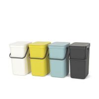 Ведро для мусора 12л Brabantia SORT&GO серый - 2 фото