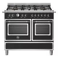 Варочный центр 99,5х60 см Bertazzoni Heritage HER106L2ENET черный - 1 фото