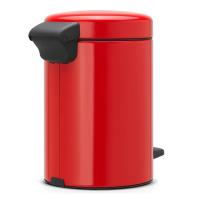 Мусорный бак с педалью 3 л Brabantia NewIcon красный - 3 фото