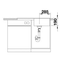 Кухонная мойка 86 см Blanco Zia 5 S серый беж - 2 фото