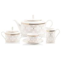 Чайник заварочный 1,3 л Noritake Trefolio Gold белый - 2 фото