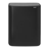 Мусорный бак 60 л Brabantia Bo Pedal Bin черный - 1 фото