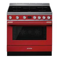 Варочный центр 90 см Smeg Portofino CPF9IPR красный - 4 фото