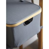 Корзина для белья 40х33 см 20 л Smart Solutions Neat Low серая - 11 фото