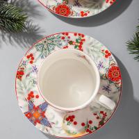 Чайная пара 200 мл Mix&Match Home Happy Star белая - 16 фото