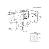 Электрический духовой шкаф 59,5 см Electrolux EOE7C31Z черный - 10 фото