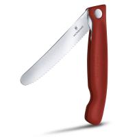 Кухонный нож овощной 11 см Victorinox Swiss Classic красный - 2 фото