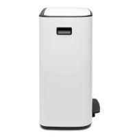 Мусорный бак 2x30 л Brabantia Bo Touch Bin белый - 3 фото