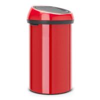 Мусорный бак 60 л Brabantia Touch Bin красный - 3 фото